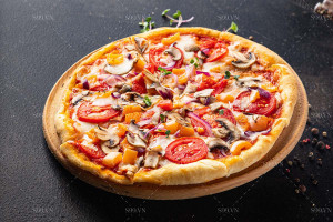 Hình ảnh minh họa bánh pizza file JPG mẫu P14