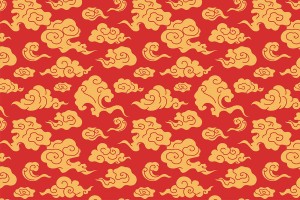 Pattern họa tiết mây ngày tết file vector - mẫu số 531