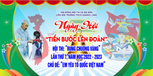 Backdrop Phông nền kỷ niệm thành lập đoàn File Corel số 2