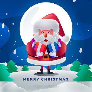 Hình minh họa ông già noel file vector mẫu số 388