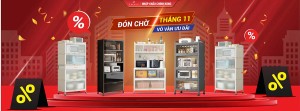 Banner quảng cáo đồ gia dụng kệ đa năng file vector mẫu số 605