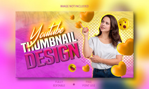 Ảnh thumb kênh youtube mẫu 48 file PSD