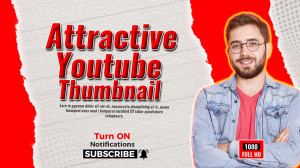 Ảnh thumb kênh youtube mẫu 21 file PSD