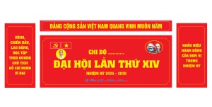 Maker chào mừng đại hội Đảng bộ các cấp lần thứ 14- File corel