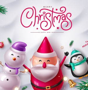 Banner ông già noel file vector mẫu BN312