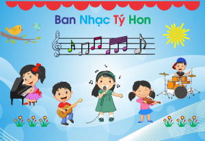 Backdrop, Mẫu decal dán tường trang trí trường học - File Corel Số 11