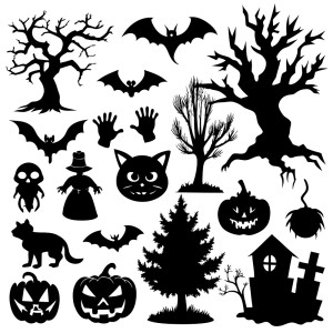 Hình minh họa ma quái lễ hội halloween file EPS - mẫu số 284