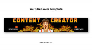 Ảnh thumb bìa kênh youtube file PSD mẫu G55