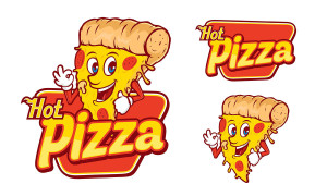 Logo quán bán bánh piza file EPS và AI mẫu P57