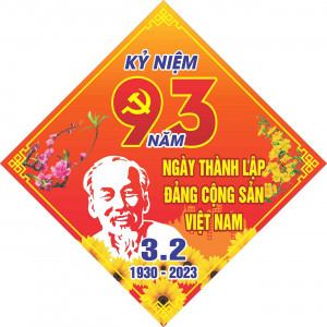 Phướn mừng Đảng mừng xuân 2024 file CDR mẫu D165