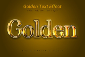 Hiệu ứng text gold file PSD mẫu HU52