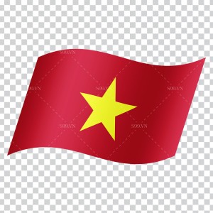 Ảnh cờ Việt Nam file PNG mẫu số 108