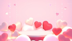 Background ngày valentine hình ảnh trái tim hồng file JPG mẫu số 979