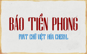 Font việt hoá MJ Cheryl retro, vintage phong cách xưa cũ thời bao cấp