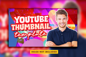 Ảnh thumbnail kênh youtube file PSD - mẫu số 985