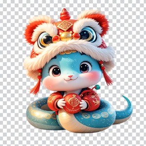 Hình ảnh con rắn cute file PNG mẫu OC353