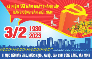 Pano mừng Đảng mừng xuân 2024 file CDR mẫu D33