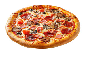 Hình minh họa bánh pizza nhân thập cẩm file JPG - mẫu số 372