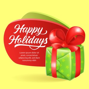 Banner hộp quà dịp noel file vector mẫu BN59