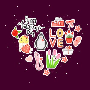 Banner ngày lễ valentine file vector mẫu BV110