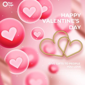 Banner dịp lễ valentine  file vector mẫu BV330