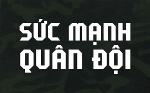 Font quân đội mạnh mẽ cứng cáp | TH Cungcap 5