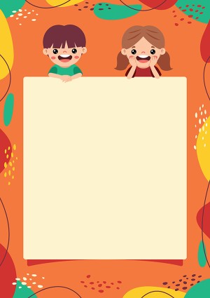 Background bé cùng nhau học tập file vector mẫu PT129