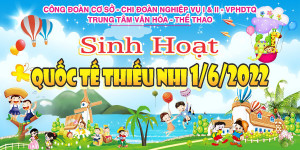 Backdrop phông nền quốc tế thiếu nhi 1-6 File Corel số 8