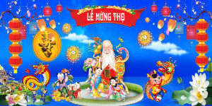 Backdrop lễ mừng thọ mẫu T24 file Corel