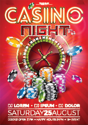 Poster trò chơi casino file EPS và AI mẫu T73