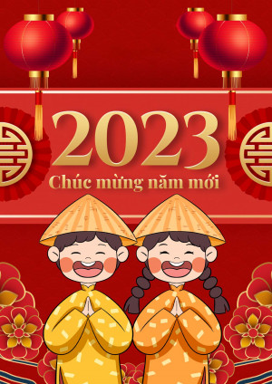 Poster chúc mừng năm mới mẫu T79 PSD