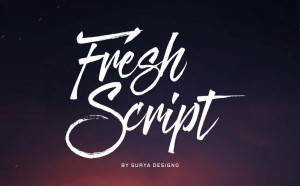 Font chữ tiếng Việt brush miễn phí cho chủ đề halloween SVN Fresh Script