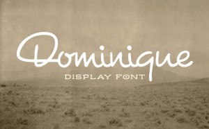 Font chữ viết tay mêm mại SVN-Dominique Việt Hóa