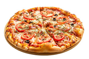 Hình ảnh chiếc bánh pizza file JPG mẫu P107