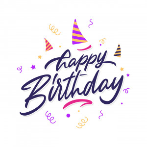 Bộ chữ typo happy birthday mềm mại file EPS và AI mẫu K15