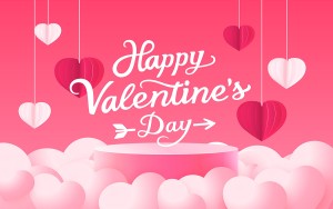 Banner dịp lễ tình nhân valentine  file vector mẫu BV333