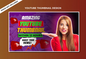 Ảnh thumb bìa youtube chủ đề làm giàu file PSD mẫu Y42