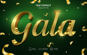 Hiệu ứng text gold file PSD mẫu HU107