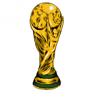Hình minh họa cúp vàng world cup file PSD mẫu Z27