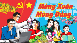 Pano mừng Đảng mừng xuân 2024 file CDR mẫu D28