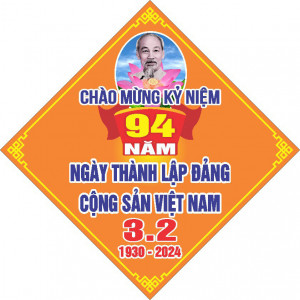 Phướn mừng Đảng mừng xuân 2024 file CDR mẫu D61