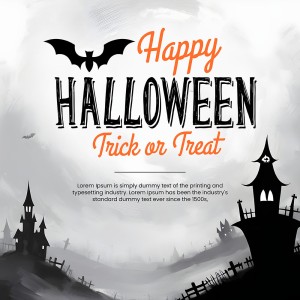 Banner lễ hội halloween file PSD - mẫu số 457