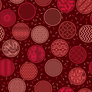 Pattern họa tiết ngày tết file vector mẫu 25R1377