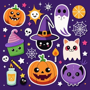 Hình minh họa nhân vật lễ hội halloween file EPS - mẫu số 719