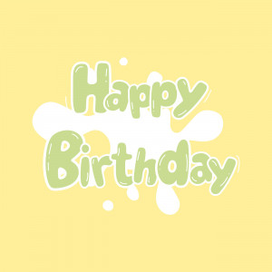 Bộ chữ typo happy birthday file EPS và AI mẫu K97