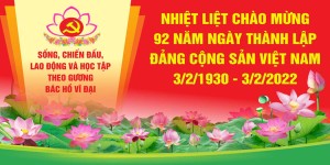 Backdrop mừng ngày thành lập Đảng Cộng sản Việt Nam file CDR và PSD mẫu CR65