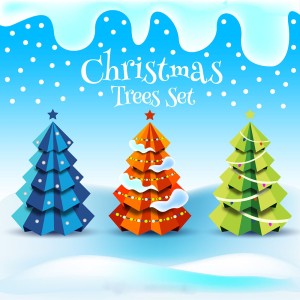 Banner cây thông noel file vector mẫu số 308