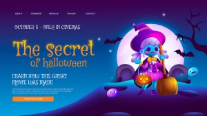 Banner lễ hội halloween file PSD mẫu MB405