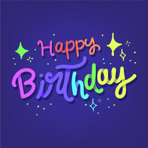 Bộ chữ typo happy birthday mềm mại cách điệu file EPS và AI mẫu K128