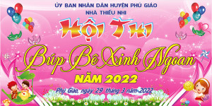 Backdrop Phông nền hội thi văn nghệ ở trường học - File Corel